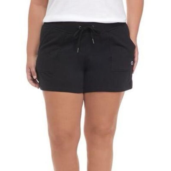 Champion Women S Plus Campus French Terry Short Size 1X - Picture 1 of 3